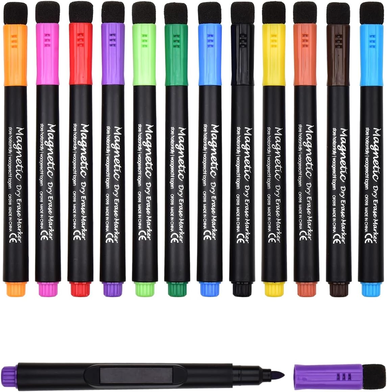 Low Odor White Board Markers 12 Pack