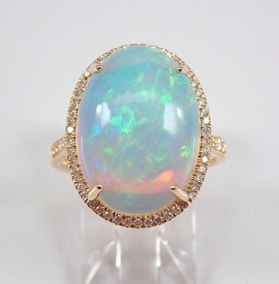 3.20Ct Oval Cut Natural Fire Opal Halo Engagement Ring 14K Yellow Gold Plated