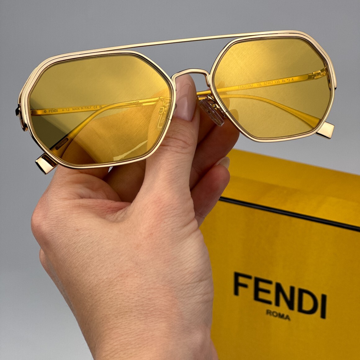 【送料&関税込】Fe50100i053 From Fendi Eyewear Eyeglasses FENDI Ff diamonds FE501001 053 53-16 Tortoise in