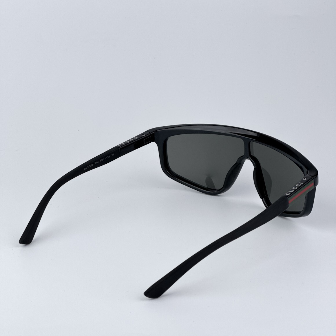 Pre-owned Gucci Gg1736s 001 Black Grey Unisex Sunglasses Gg 1736s In Gray
