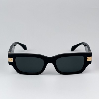 Pre-owned Versace 0ve4465f-gb1/87 Black Sunglasses In Gray
