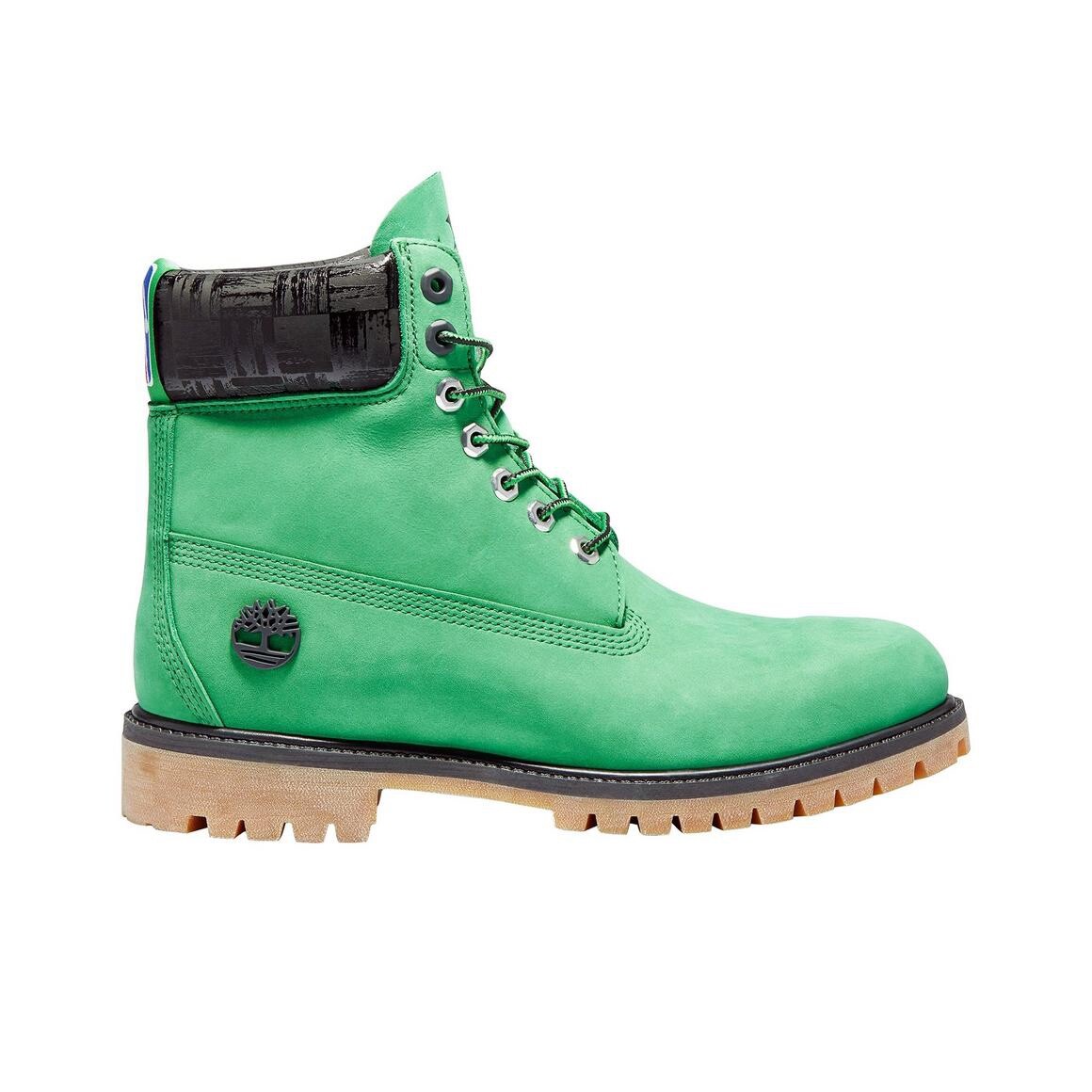 lime green timberland boots
