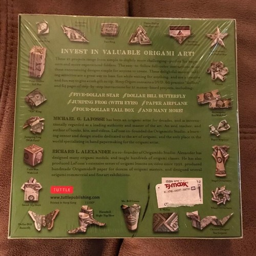 Money Origami Kit Make the Most of Your Dollar 21 Projects with DVD by Tuttle
