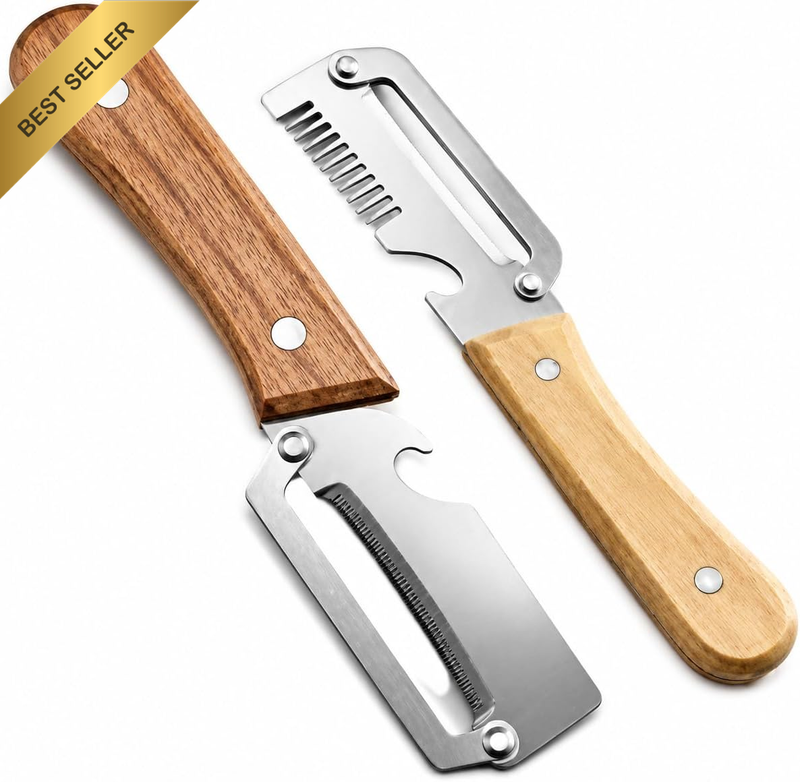 Vegetable Shredder, Multifunctional Vegetable Peeler, 2-Piece Steel Set