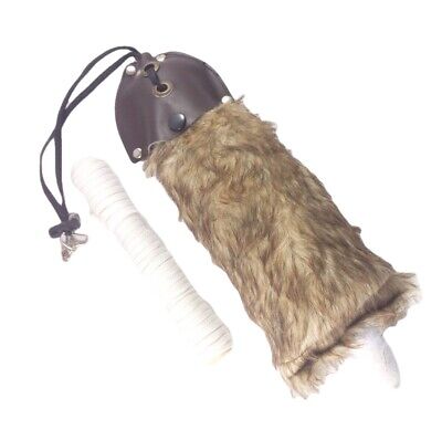 Rabbit shaped lure, artificial fur, complete with Creance for Falconry UK seller