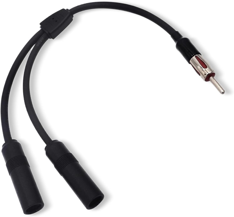Antenna Splitter Adapter, 1 Male To 2 Female Y A