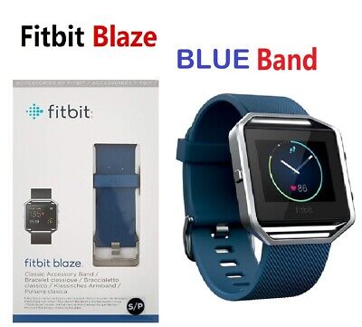 Fitbit Blaze FB502SBUS Fitness Watch Smartwatch Activity Tracker Blue Small