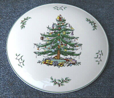 Spode Christmas Tree Cake Plate/ Cheese Platter 28.5 cm/ 11.5 inches Gateau