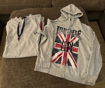 lonsdale mens zip hoody hooded jumper sweatshirt s m l xl 2xl 3xl 4xl 255555609208