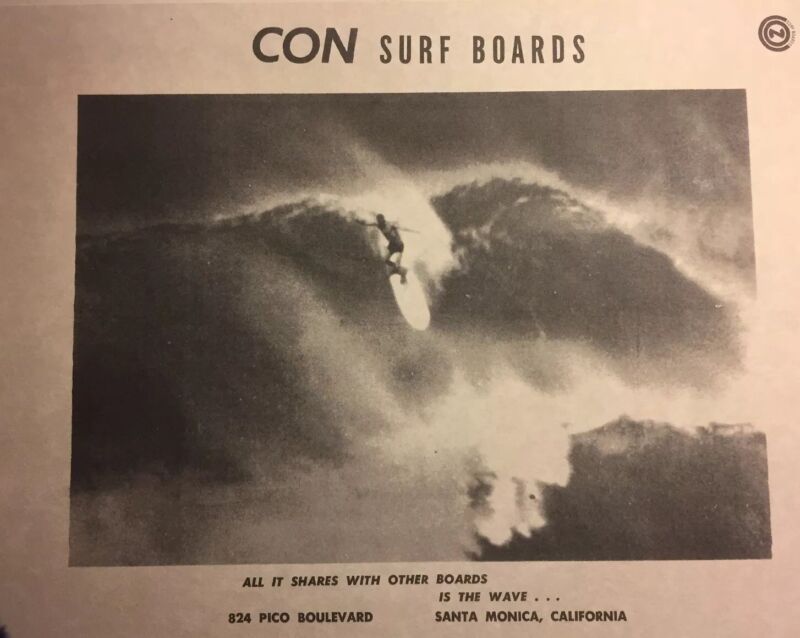 Con Surfboards“vintage Wave”1960-90 Santa Monica/venice Surf(jacobs,velzy,