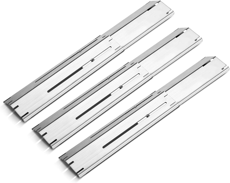 Heat Plate 11.75-21" for  Gas Grill Burner Stainless Steel Flame Tamer