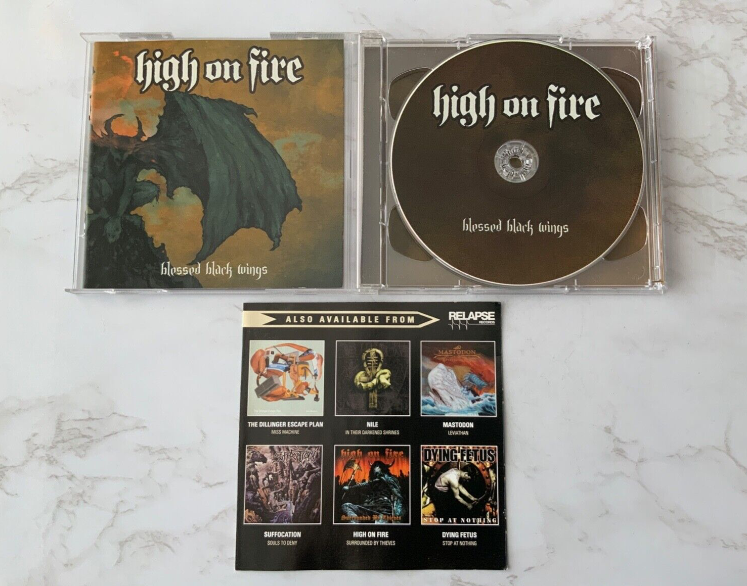 米2LP High On Fire Blessed Black Wings RR6620 Relapse Records /00520 HIGH ON FIRE - 