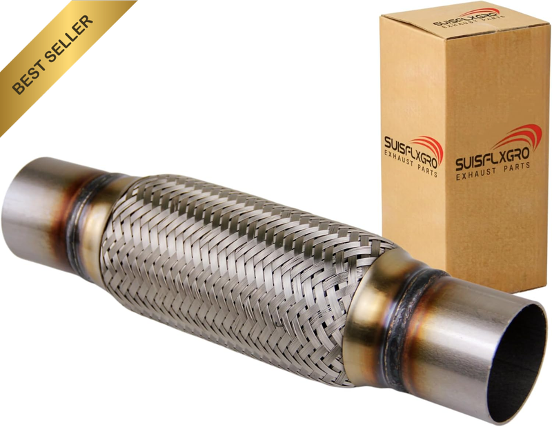 Exhaust Flex Pipe Universal Type 100% Stainless Steel for Heavy Duty and Cars (1