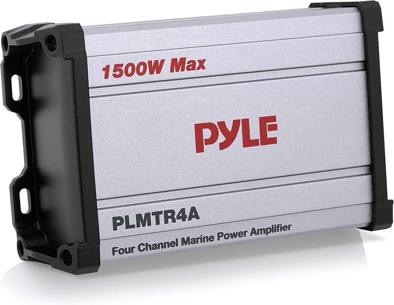 Pyle 4-Channel Marine Amplifier Receiver - Waterproof and We