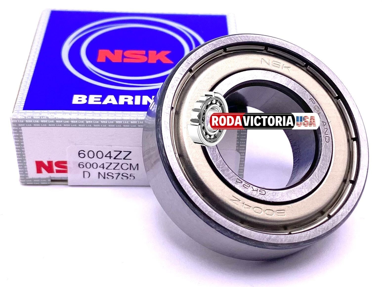 NSK 6004 ZZ C3 Deep Groove Ball Bearing, Metal Shielded NSK 6004 ZZ C3 Deep Groove Ball Bearing, Metal Shielded