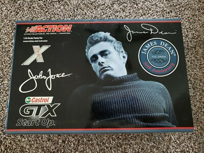 NEW JOHN FORCE CATROL GTX JAMES DEAN 50TH ANNIVESARY 2005 MUSTANG FUNNY CAR 1:24