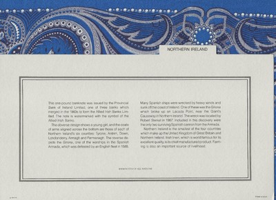 Banknotes of All Nations Northern Ireland 1979 1 pound P 247b UNC Prefix PN