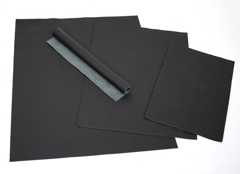 LederstÃ¼Ck Nappaleder Schwarz 1,2-1,4 Mm 30x20 Cm Glattleder Rindsleder W002
