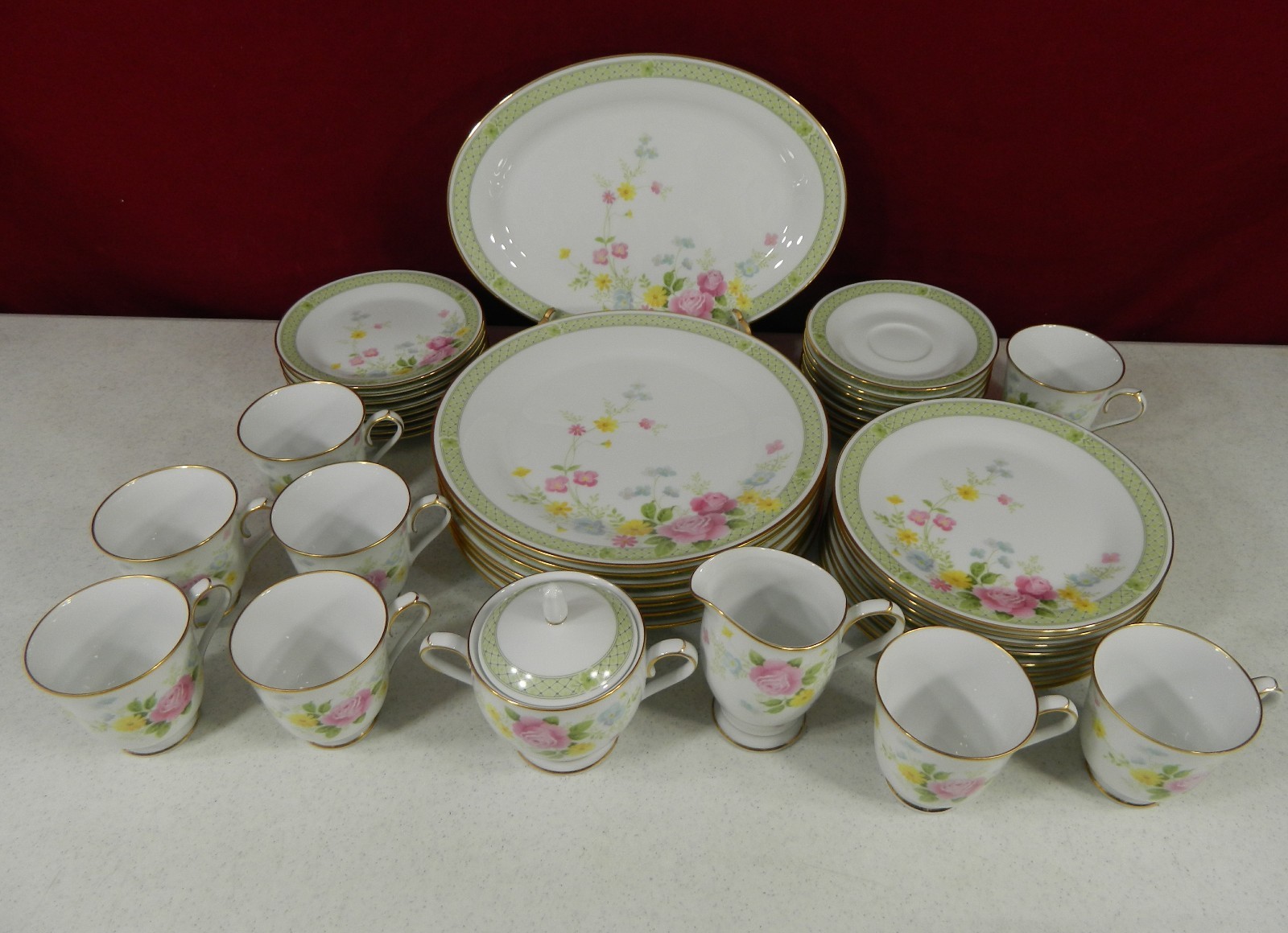 Noritake - きらら Noritake Nippon SANDRA RC Toki Kaisha FloRAL Saucer Fruit