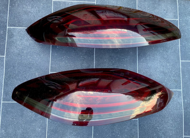 Schwarze Lasierung, Aufbereitung Ihrer Porsche Panamera 970 RÃCkleuchten