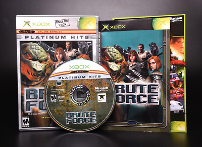 Brute Force - Original Xbox - Complete CIB Platinum Hits Cleaned & Tested