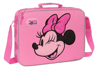 Safta MINNIE MOUSE LOVING   Extra School Wallet, Pencil Case, Shoulder Bag, Comf
