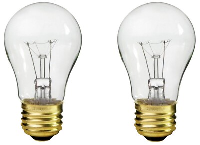 (2 Pack) 40 Watt LAVA Lamp Replacement Light Bulb (Fit 16.3 & 17'' Lamps) 40w OEM