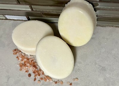 Handmade Cold Process Salt Soap, Grapefruit/peach. Dye Free Ingredients In Desc.