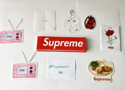 Dimensions Of A Supreme Box Logo Sticker Supreme
