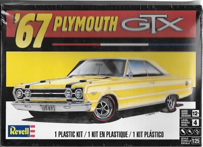 1:25 Revell 4478 1967 PLYMOUTH GTX MODEL KIT