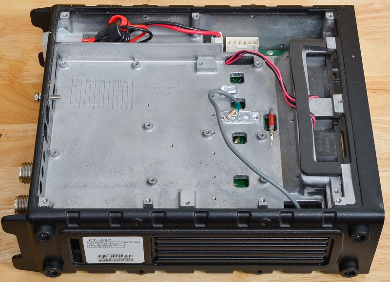 YAESU FT-897D PARTS FINAL PA UNIT WITH CASE/HEAT SINK, FANS RF