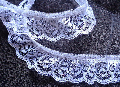 Ruffle Lace Trim 1 inch wide select color price per yard