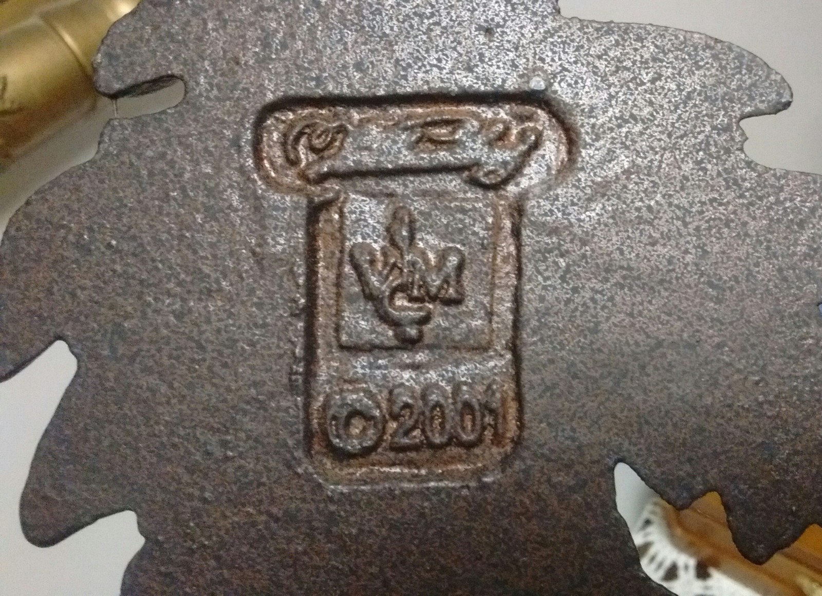 WILLIAMSBURG CAST IRON PINEAPPLE DOORSTOP VIRGINIA METALCRAFTERS MADE IN USA!!!