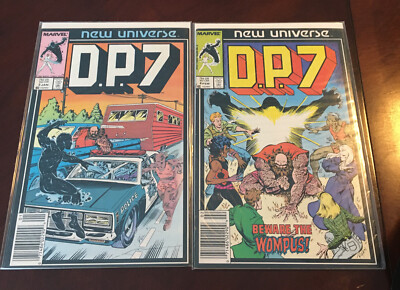 DP7 #3 #4 New Universe Marvel Lot Of 2 Comics VG BRONZE ERA Newsstand Ed VG
