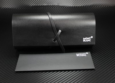 Pre-owned Montblanc Mb0031s 008 Rectangular Square Havana Brown 57 Mm Men's Sunglasses