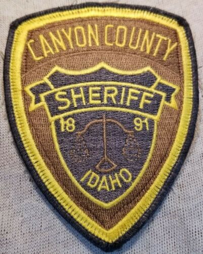 ID Canyon County Idaho Sheriff Patch