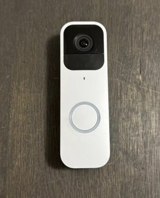 Blink BDM00200UW White Wi-Fi Alexa-Enabled Two-Way Audio Smart Video Doorbell
