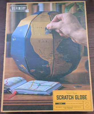 NIB Refinery And Co. World Travels Scratch Globe 10.2 