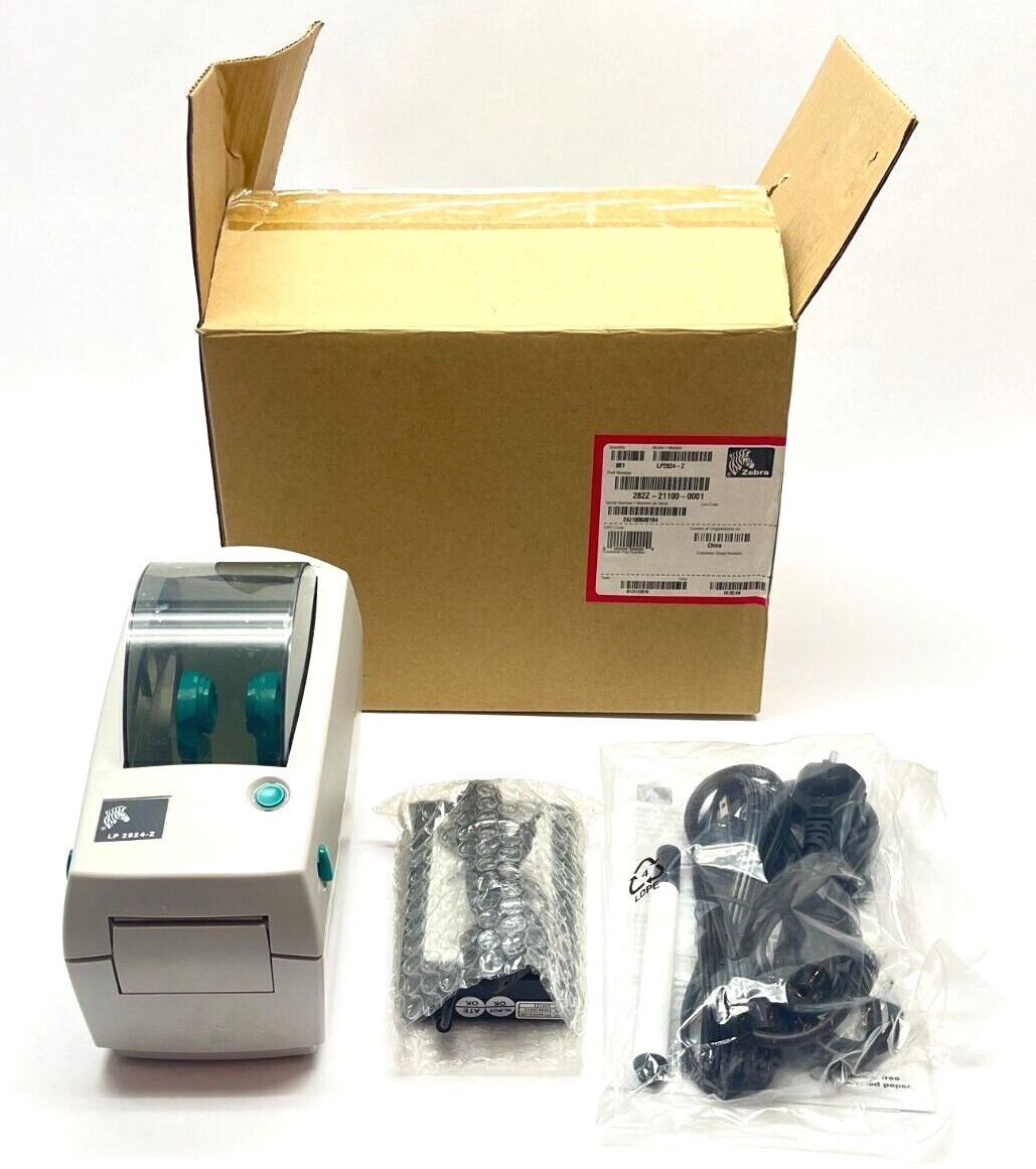 ⚠️LP Zebra 282Z-21100-0001 Thermal Barcode Label Printer LP2824-Z