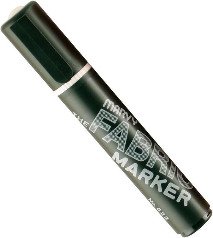 622-C-1 Marvy Broad Point Fabric Marker, Black