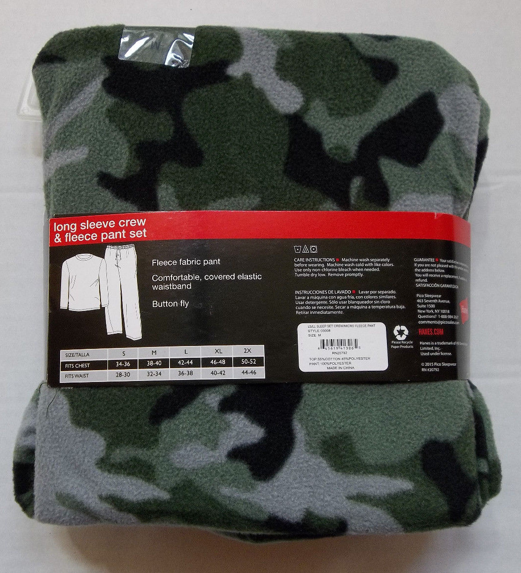 Hanes Mens Pajama Set 