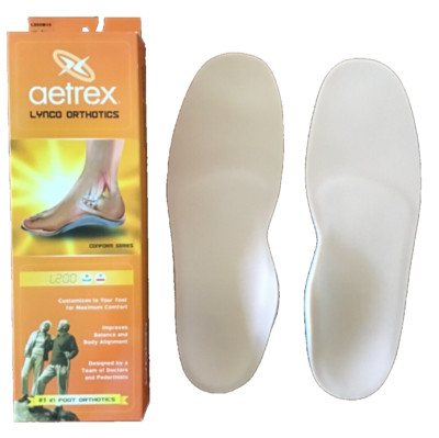 Aetrex Lynco Orthotics L200 men's 15 Diabetic Type Insole Arch Support