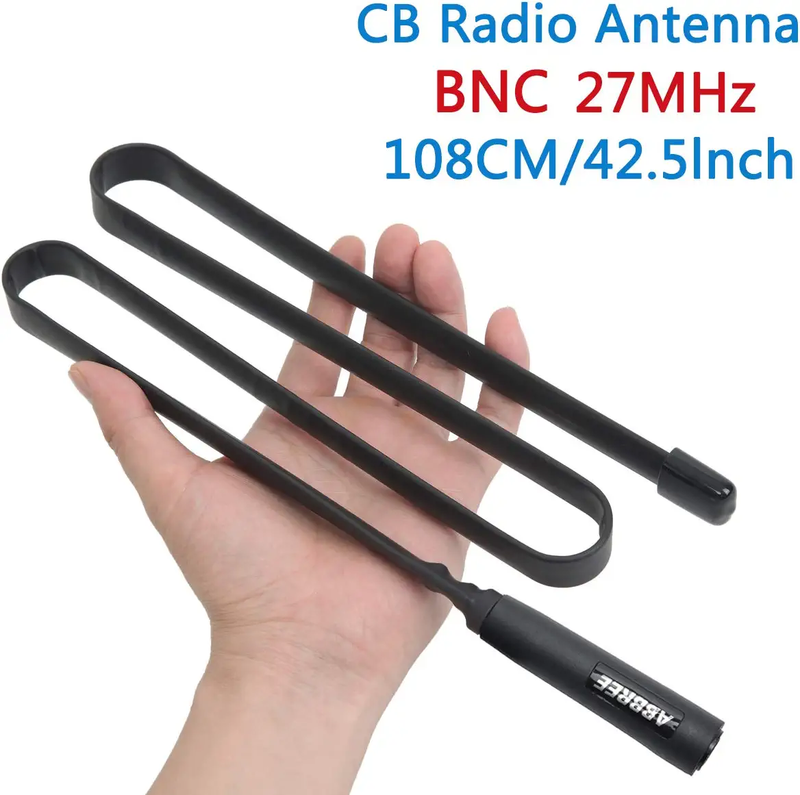 ABBREE Antenna 27Mhz 42.5-Inch for CB Handheld/Portable Radio with B...