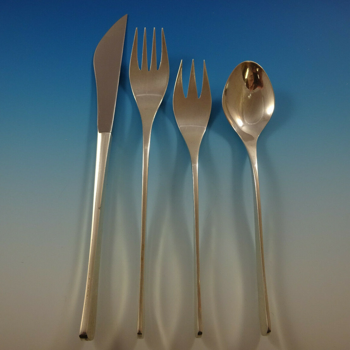 Vision by International Sterling Silver Flatware Set Service Mid