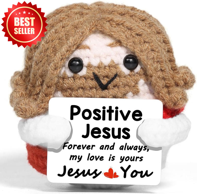 Crochet Little Jesus Figures Emotional Support Bible Catholic Religious Gifts US