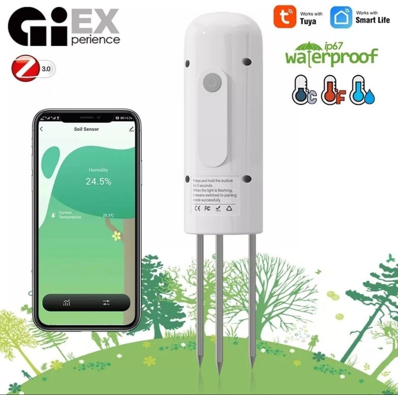 ZIGBEE SOIL SENSOR GXM-01 WIRELESS ON PLAY STORE OR APP