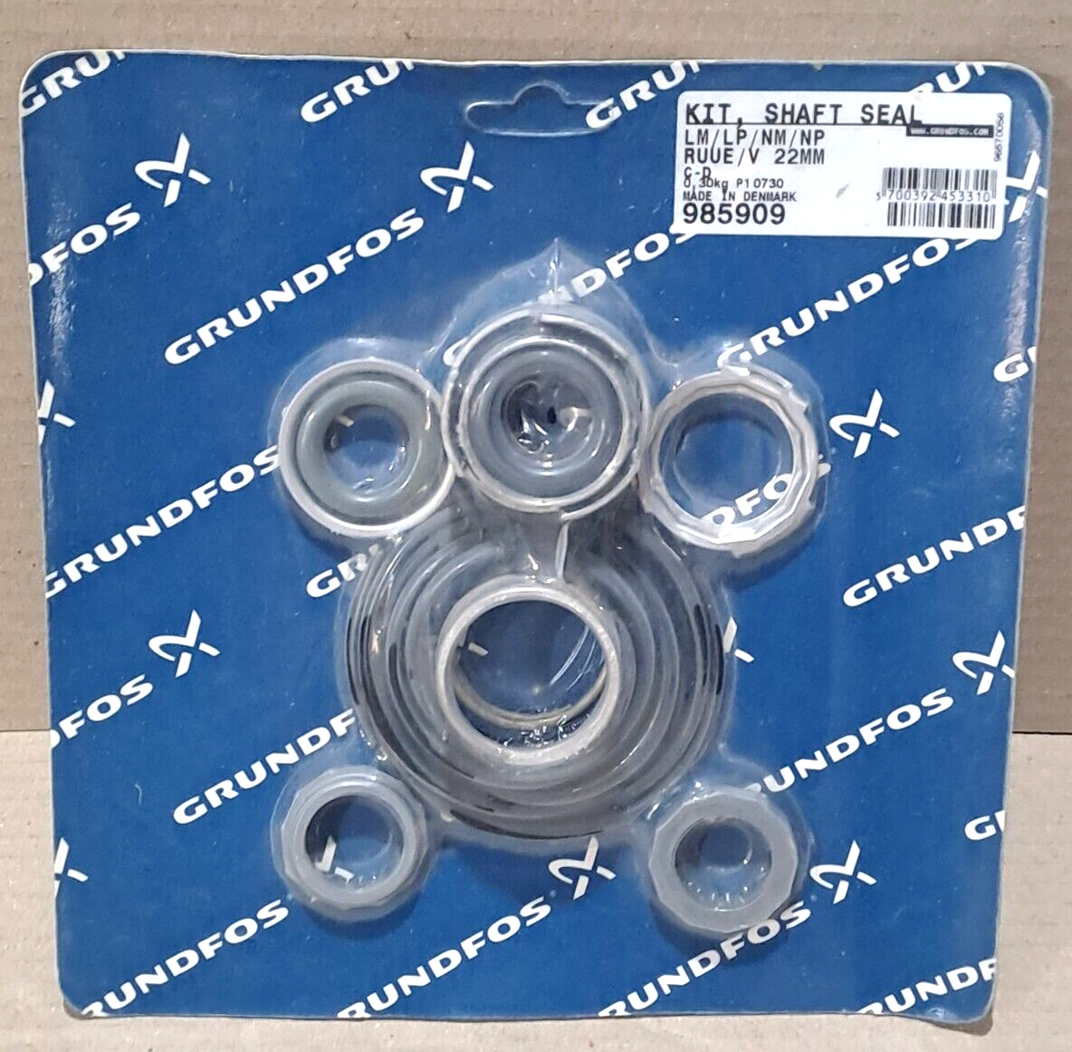 MPU5 RDC 3Dプリントモデル FOG GBRS DEVGRU SEALS Grundfos Kit, Shaft Seal LM/LP/NM/NP RUUE/V 22MM 985909 1