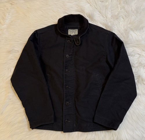 RRL Double RL Ralph Lauren Cotton Deck Jacket Dark Navy