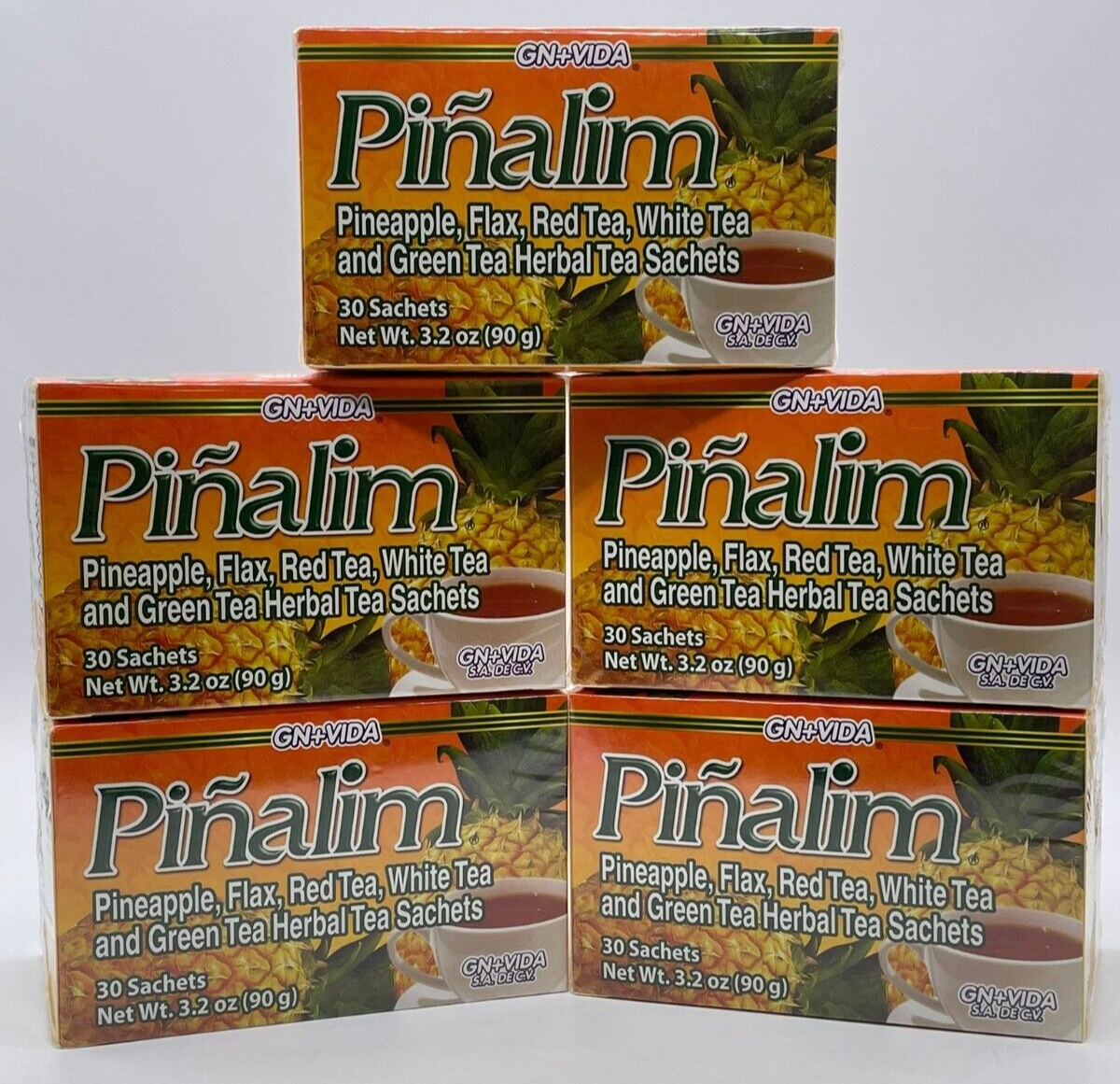Pi&ntilde;alim Pineapple Diet 150 Days 5 Pack Free Shipping