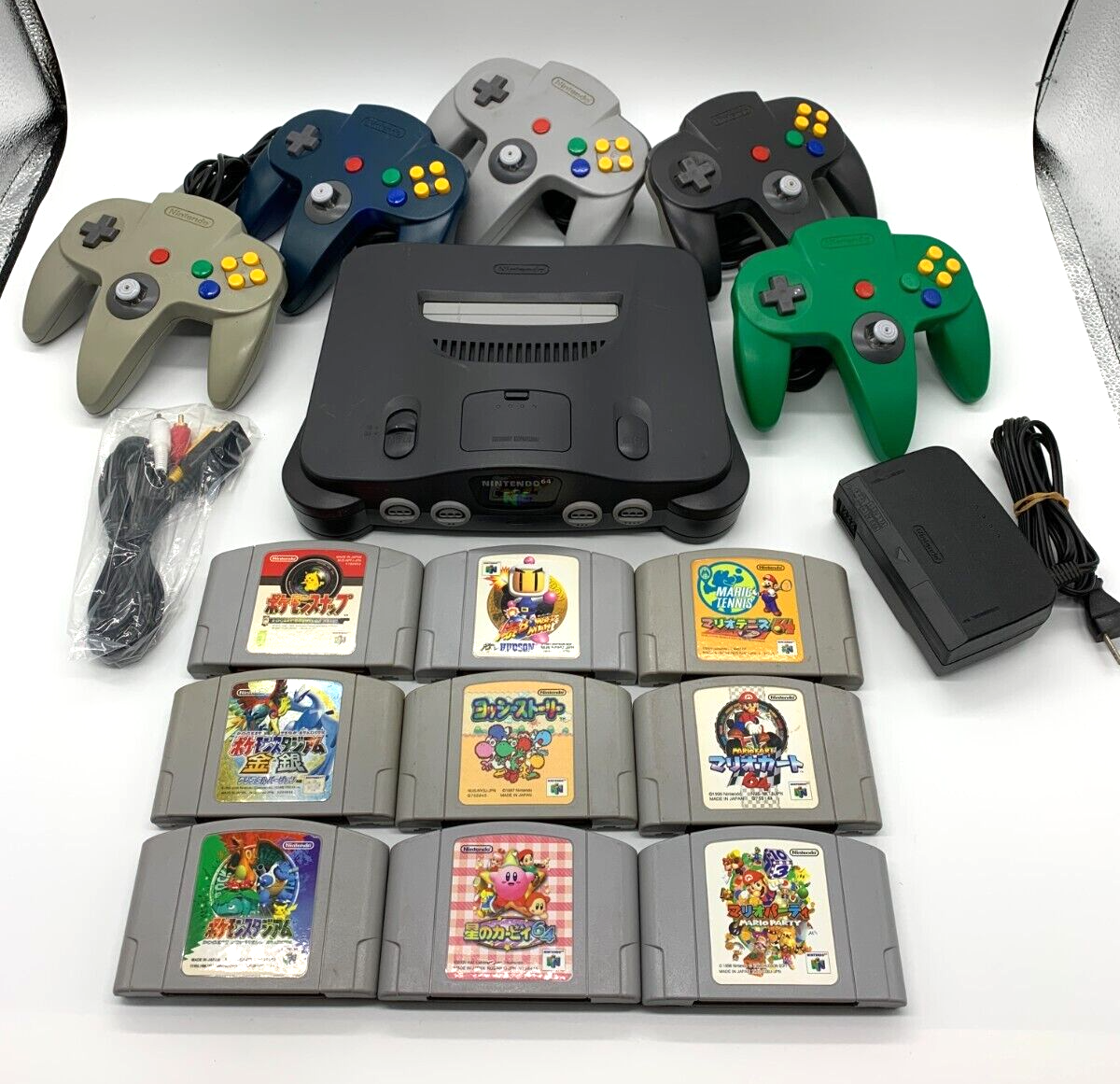 N64 Nintendo 64 Console Black select Bundle Accessory Used Region free JP Seller